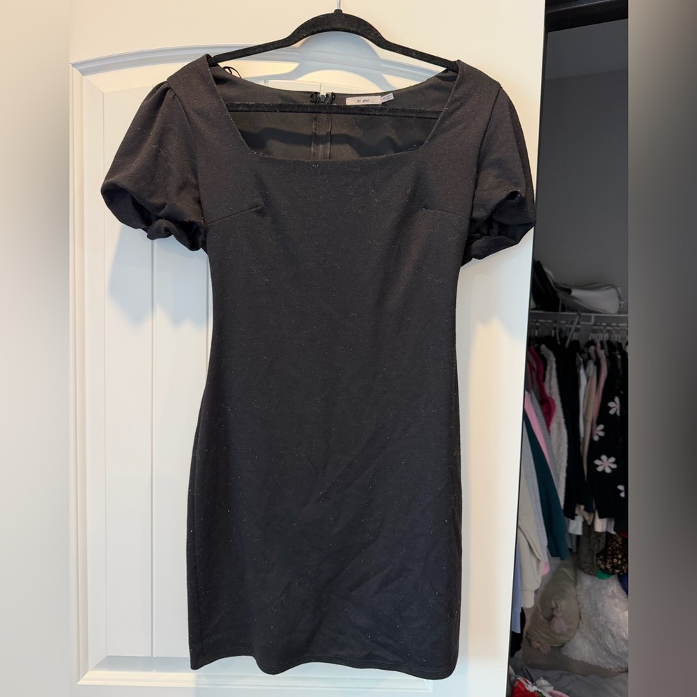 Mi Amore Elegant Black Dress